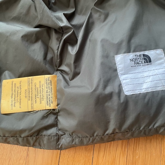 The North Face Boys' North Down Fleece-Lined Parka, New Taupe Green, X-Large - Picture 4 of 7